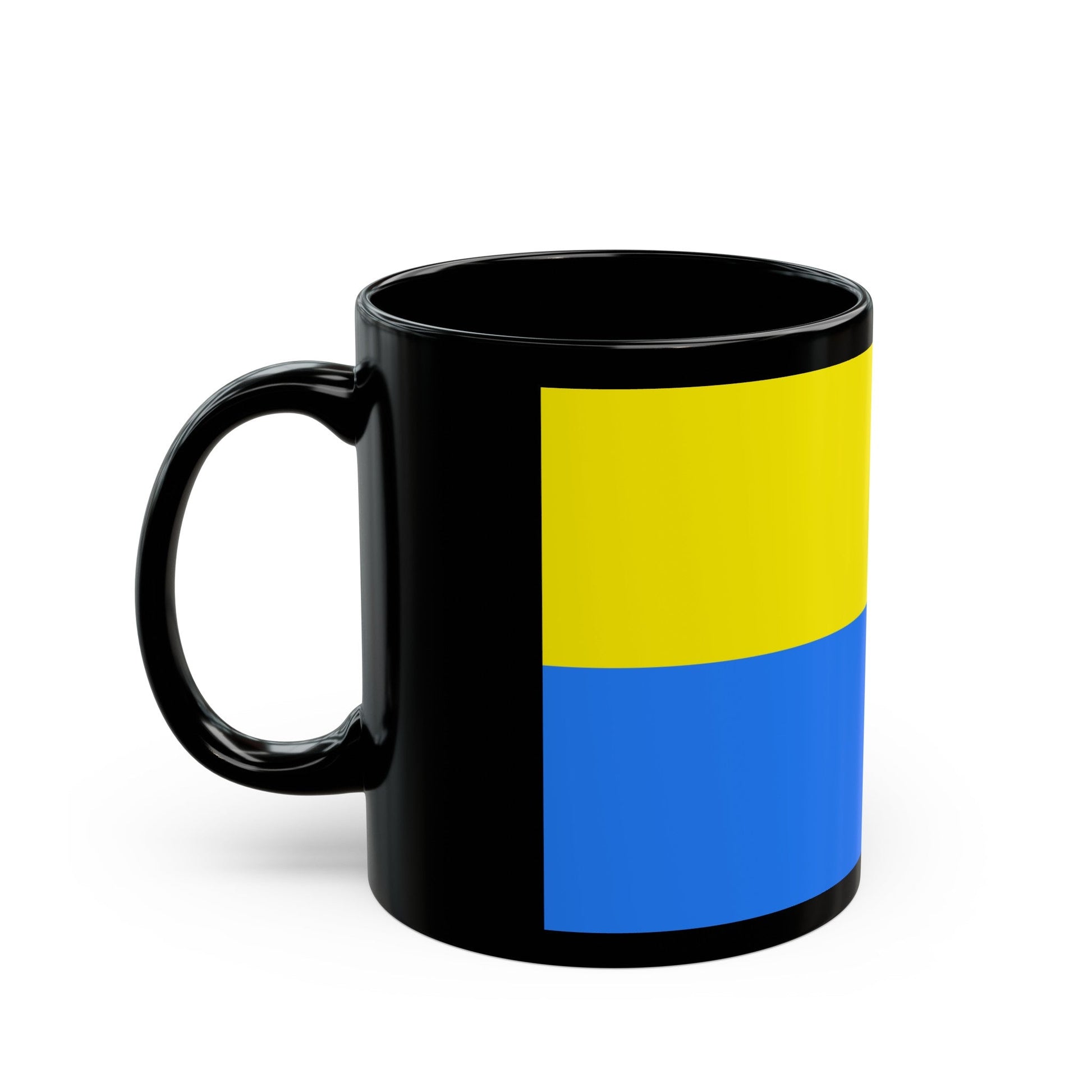 Flag of Latacunga Ecuador - Black Coffee Mug-The Sticker Space