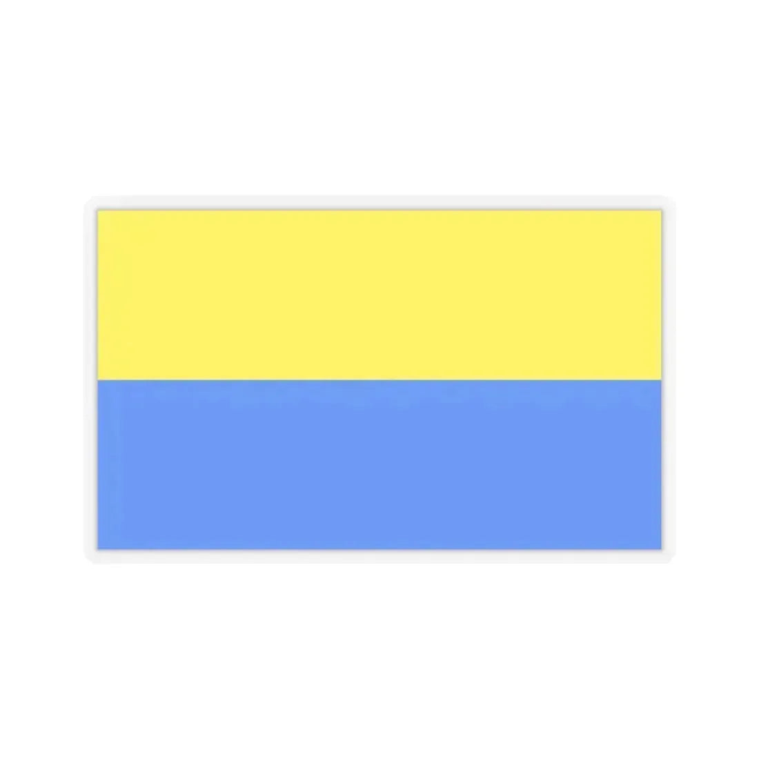 Flag of Latacunga Ecuador - STICKER Vinyl Kiss-Cut Decal 2 Inch Transparent - The Sticker Space