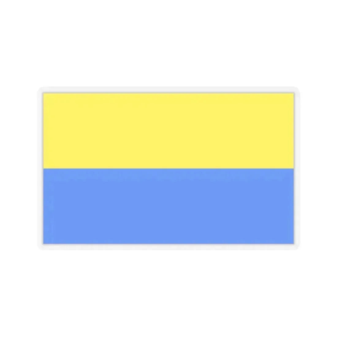 Flag of Latacunga Ecuador - STICKER Vinyl Kiss-Cut Decal 3 Inch Transparent - The Sticker Space