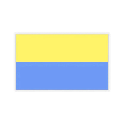 Flag of Latacunga Ecuador - STICKER Vinyl Kiss-Cut Decal 3 Inch Transparent - The Sticker Space
