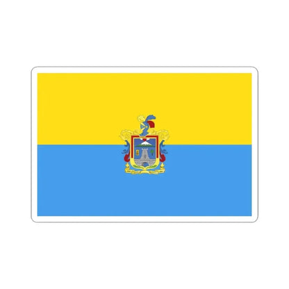 Flag of Latacunga (Ecuador) STICKER Vinyl Kiss-Cut Decal 3 Inch White - The Sticker Space