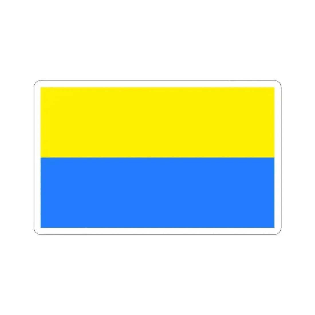 Flag of Latacunga Ecuador - STICKER Vinyl Kiss-Cut Decal 3 Inch White - The Sticker Space