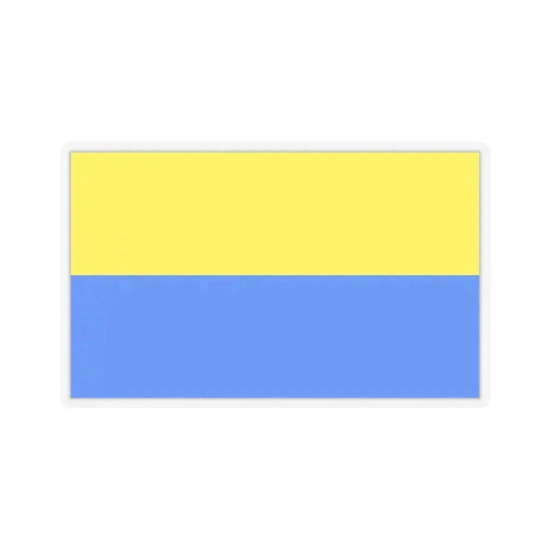 Flag of Latacunga Ecuador - STICKER Vinyl Kiss-Cut Decal 4 Inch Transparent - The Sticker Space