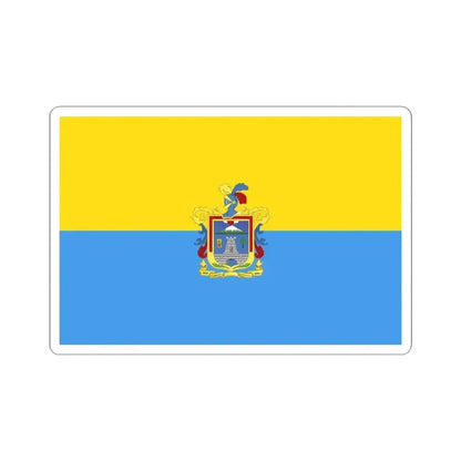 Flag of Latacunga (Ecuador) STICKER Vinyl Kiss-Cut Decal 4 Inch White - The Sticker Space