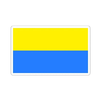 Flag of Latacunga Ecuador - STICKER Vinyl Kiss-Cut Decal 4 Inch White - The Sticker Space