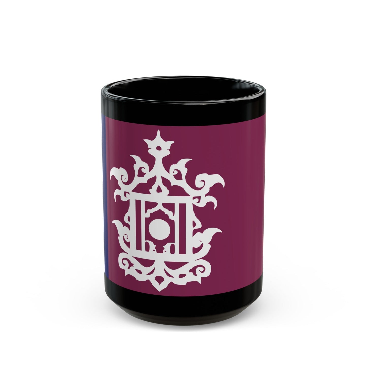 Flag of Late 19th Century Flag of Sulu Malaysia - Black Coffee Mug-15oz-The Sticker Space