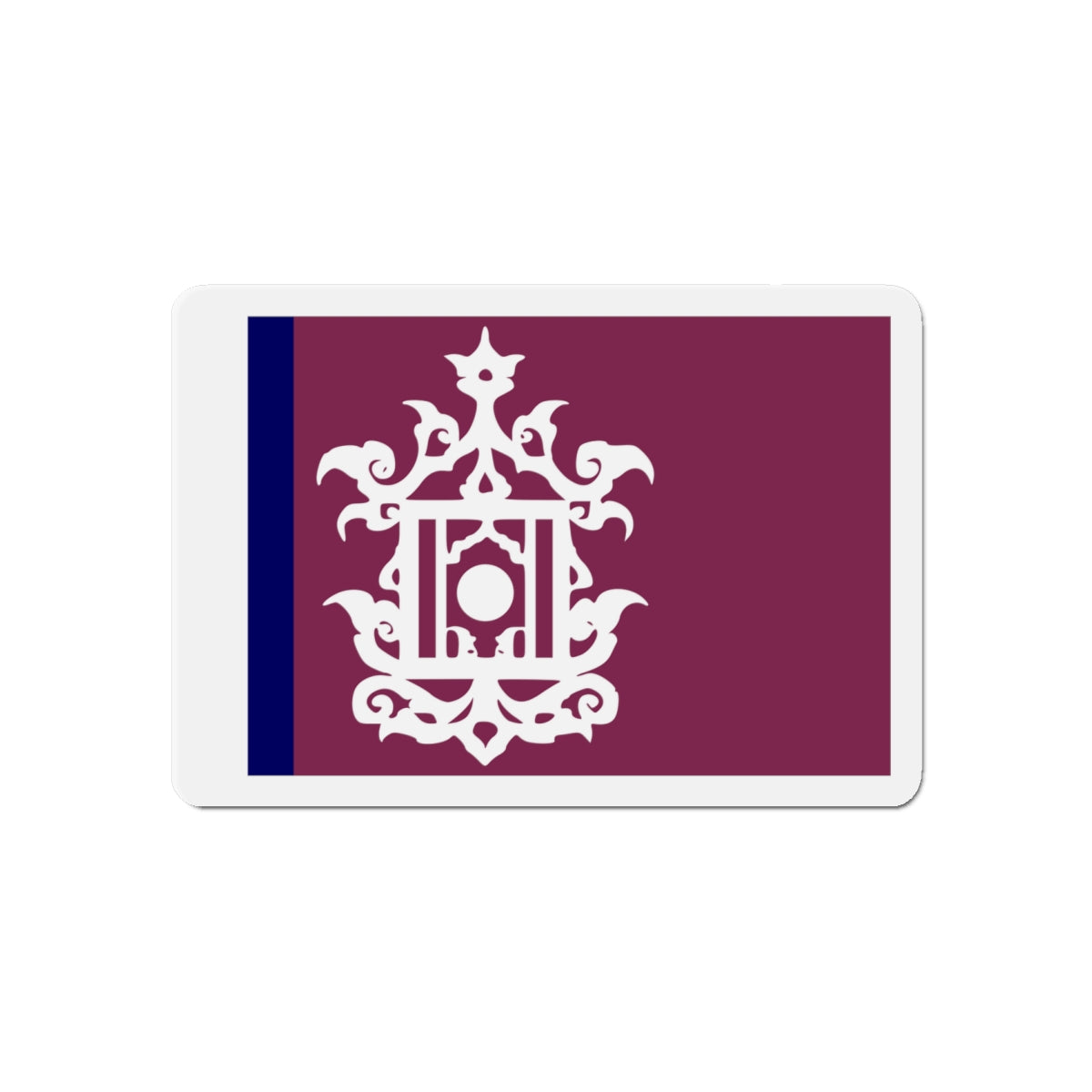 Flag of Late 19th Century Flag of Sulu Malaysia - Die-Cut Magnet-6 × 6"-The Sticker Space