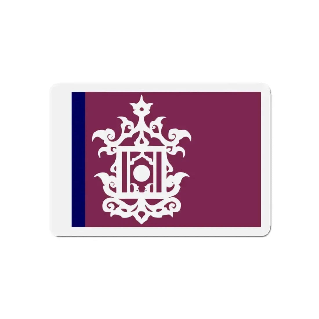 Flag of Late 19th Century Flag of Sulu Malaysia - Refrigerator Magnet 5 Inch - The Sticker Space