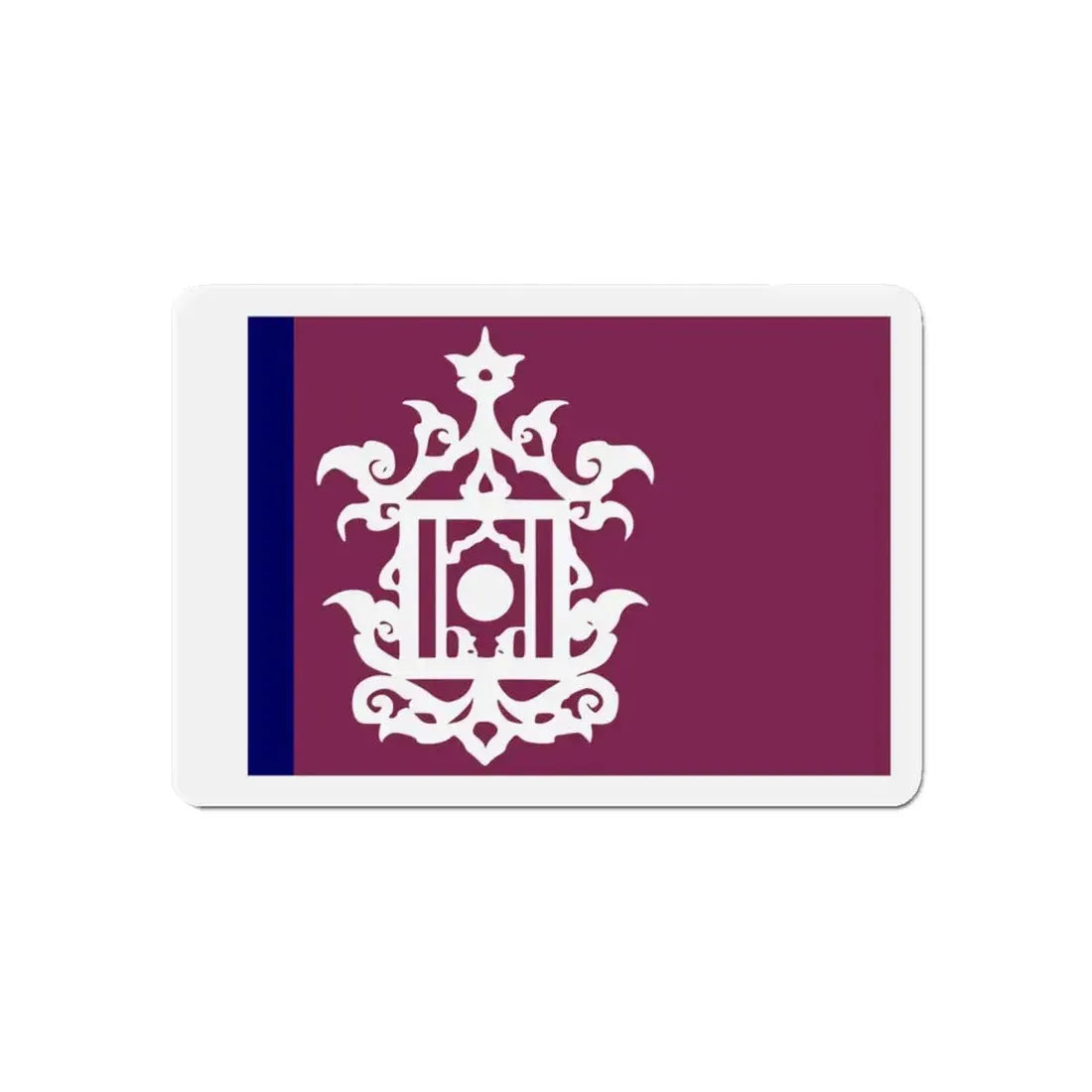 Flag of Late 19th Century Flag of Sulu Malaysia - Refrigerator Magnet 6 Inch - The Sticker Space
