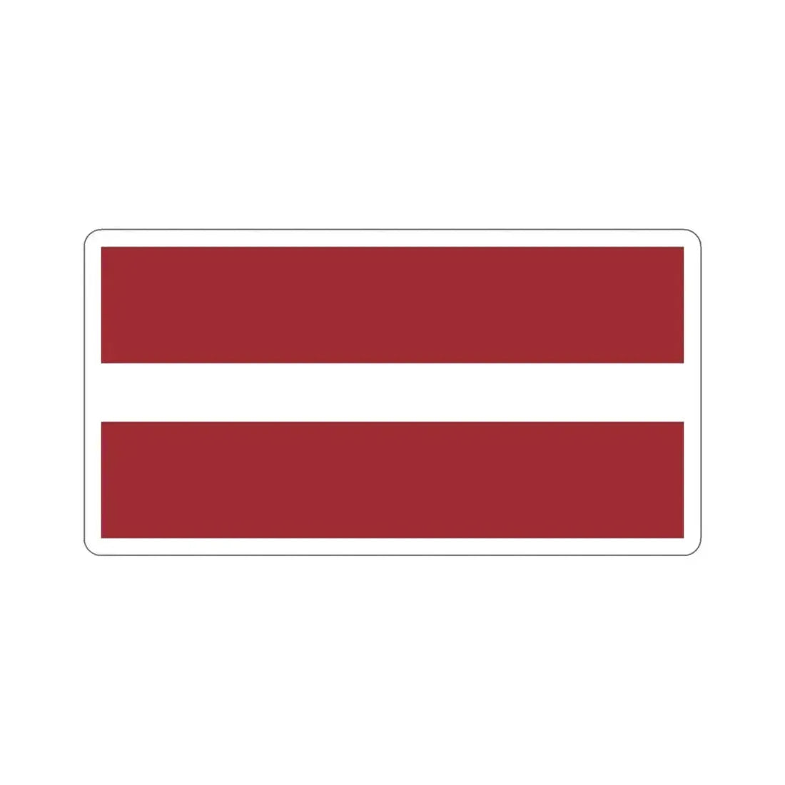 Flag of Latvia STICKER Vinyl Die-Cut Decal 6 Inch - The Sticker Space