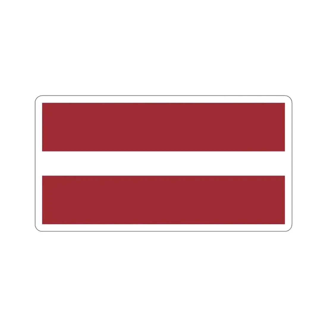Flag of Latvia STICKER Vinyl Die-Cut Decal - The Sticker Space