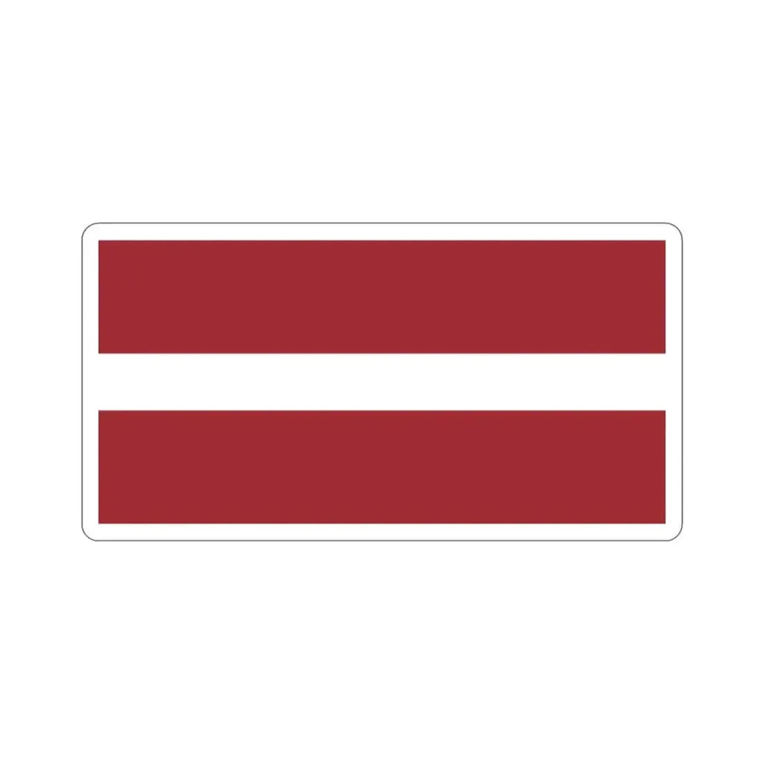 Flag of Latvia STICKER Vinyl Die-Cut Decal - The Sticker Space