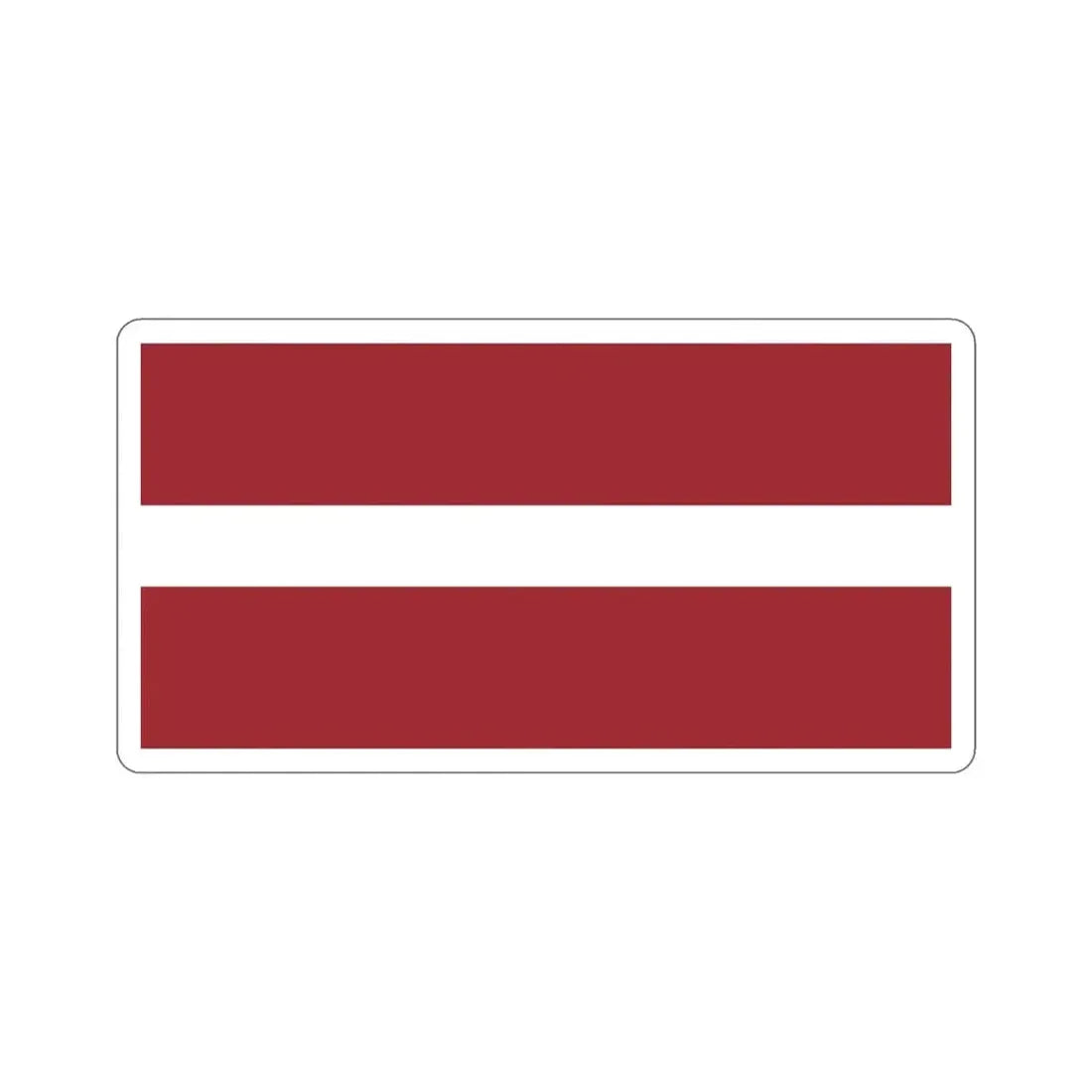 Flag of Latvia STICKER Vinyl Die-Cut Decal - The Sticker Space