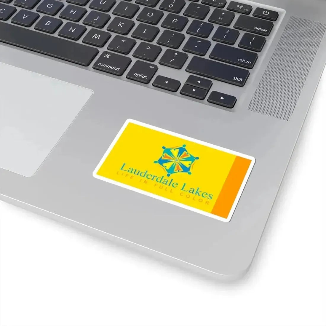 Flag of Lauderdale Lakes Florida (United States) STICKER Vinyl Kiss-Cut Decal - The Sticker Space