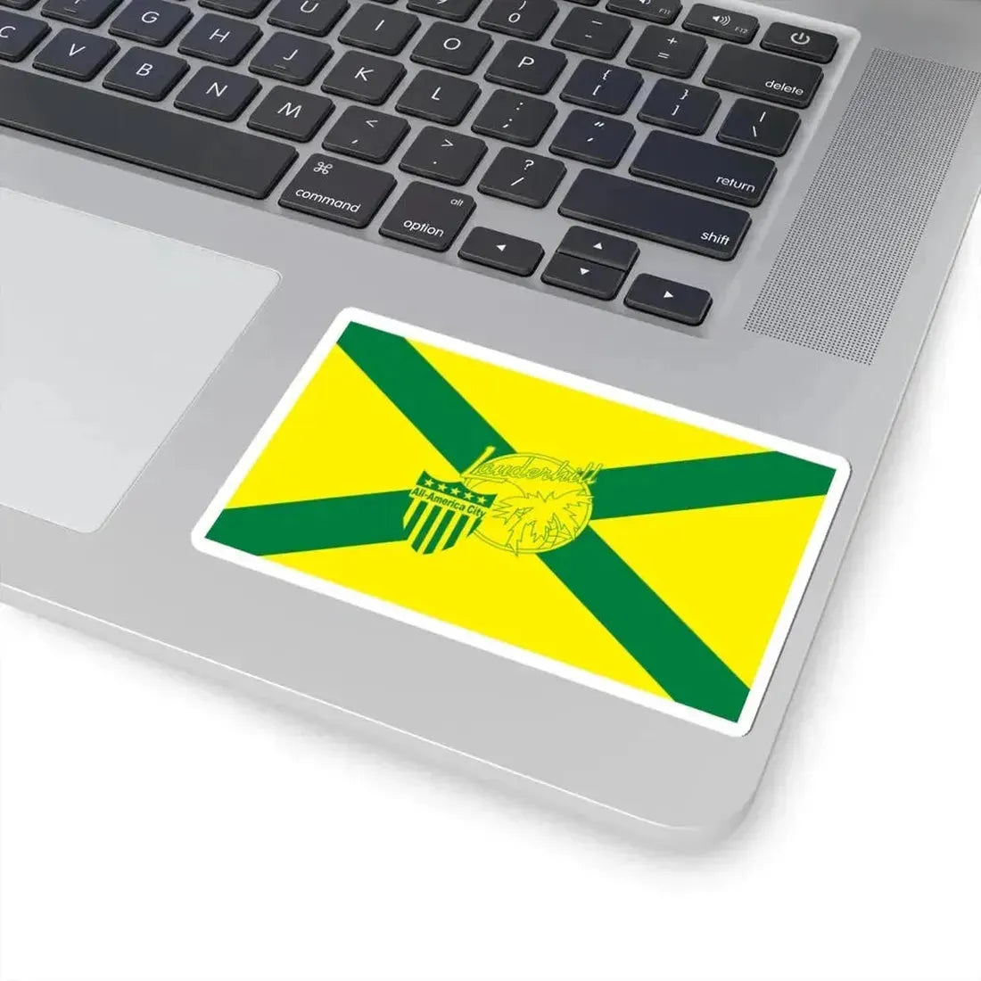 Flag of Lauderhill Florida (United States) STICKER Vinyl Kiss-Cut Decal - The Sticker Space