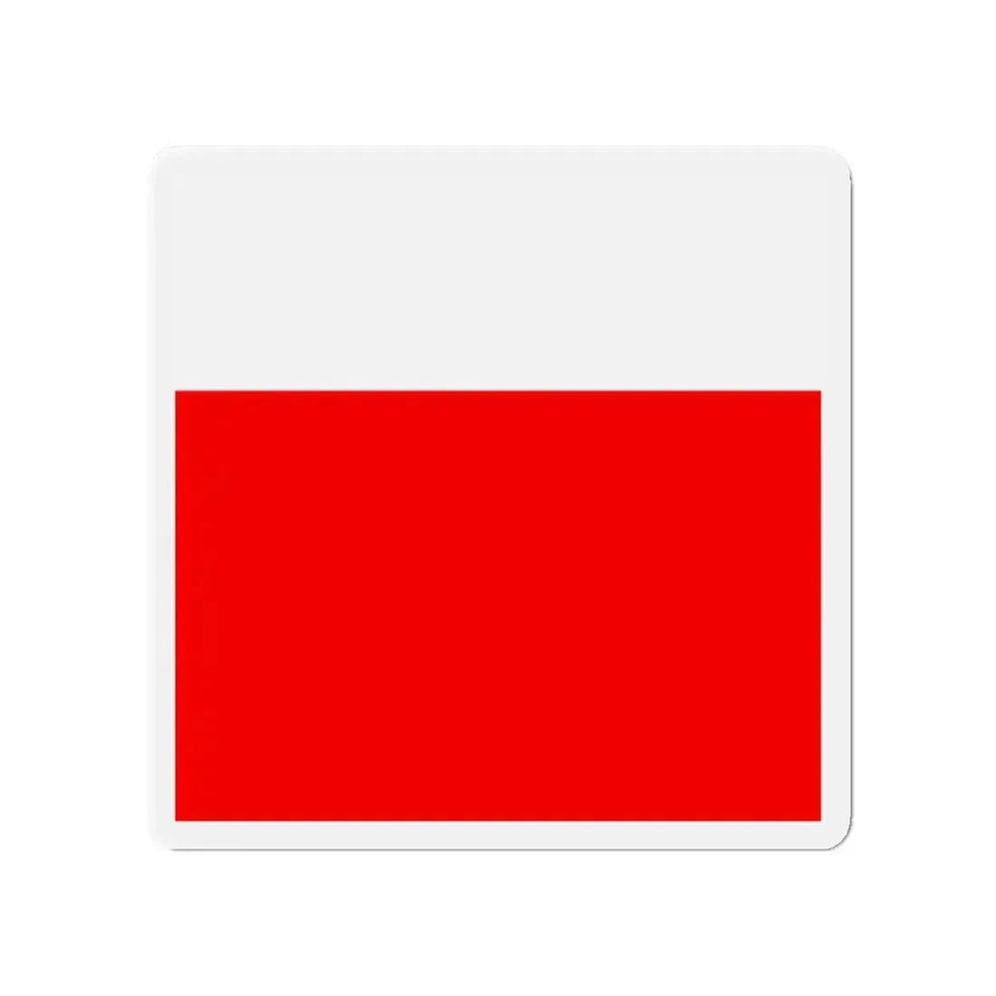 Flag of Lausanne Switzerland - Refrigerator Magnet 4 Inch - The Sticker Space