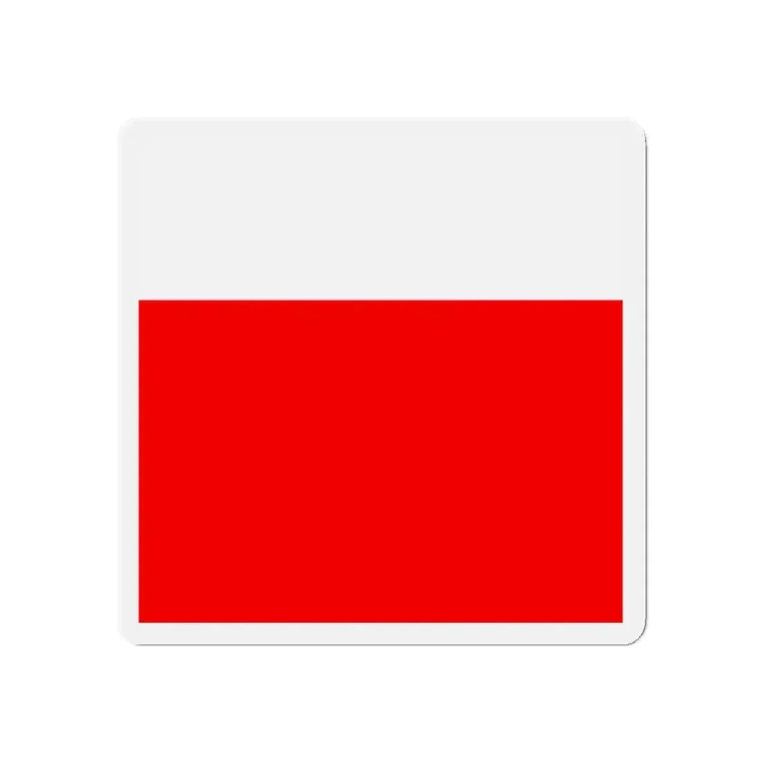 Flag of Lausanne Switzerland - Refrigerator Magnet 5 Inch - The Sticker Space