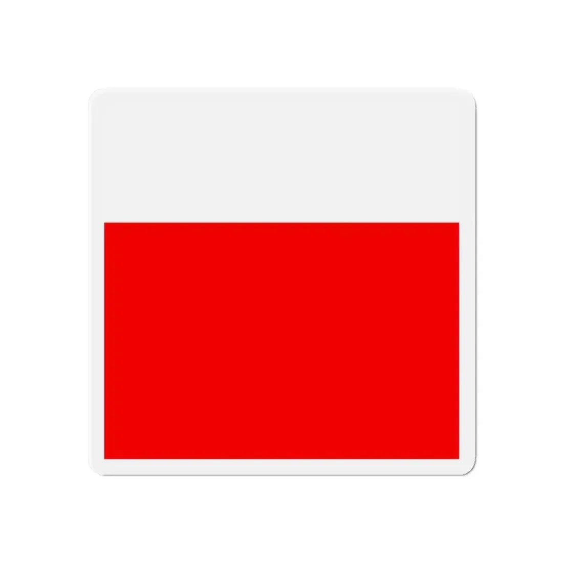 Flag of Lausanne Switzerland - Refrigerator Magnet 6 Inch - The Sticker Space