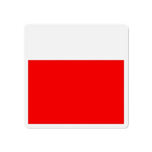 Flag of Lausanne Switzerland - Refrigerator Magnet 6 Inch - The Sticker Space