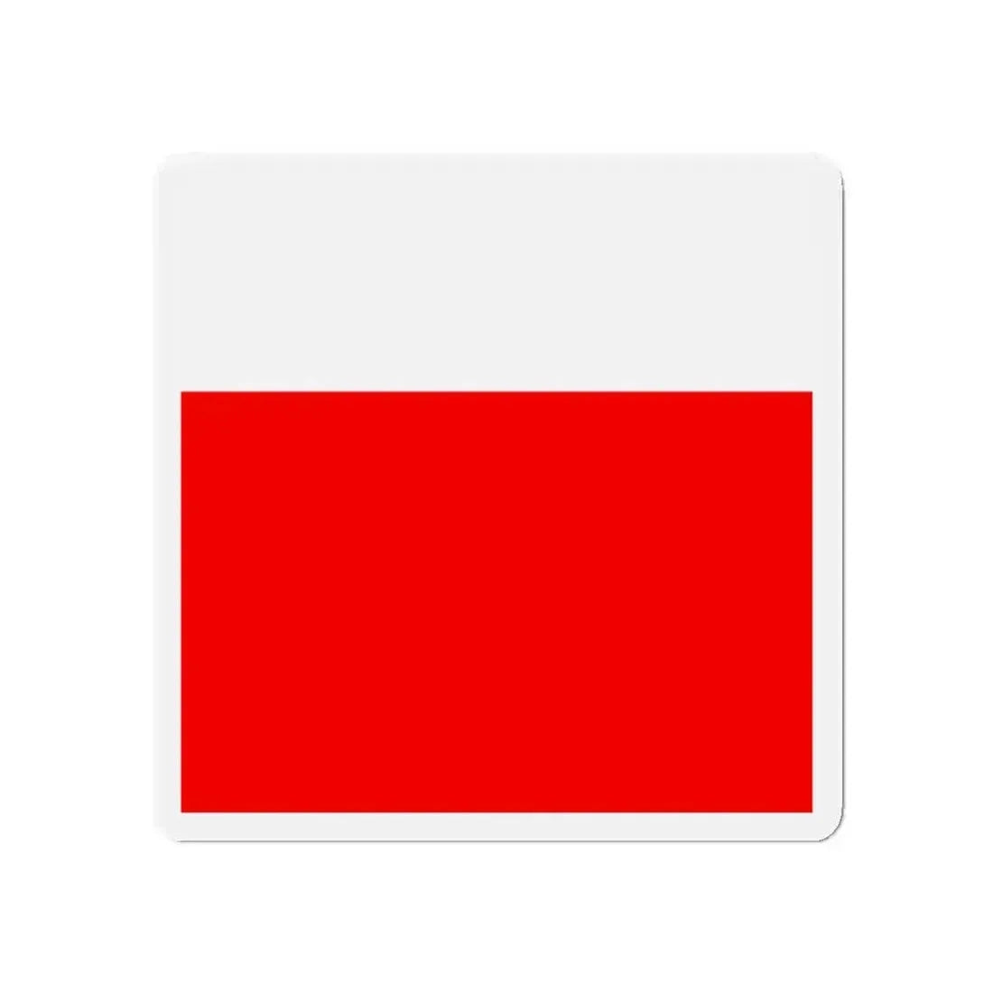 Flag of Lausanne Switzerland - Refrigerator Magnet - The Sticker Space