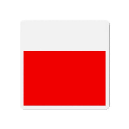 Flag of Lausanne Switzerland - Refrigerator Magnet - The Sticker Space