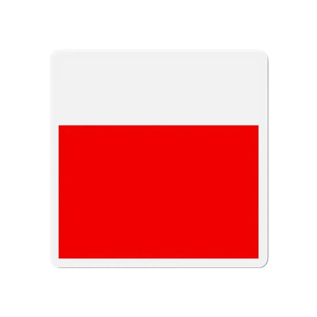 Flag of Lausanne Switzerland - Refrigerator Magnet - The Sticker Space