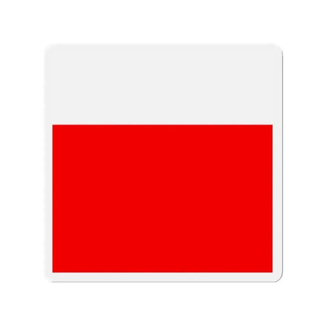 Flag of Lausanne Switzerland - Refrigerator Magnet - The Sticker Space