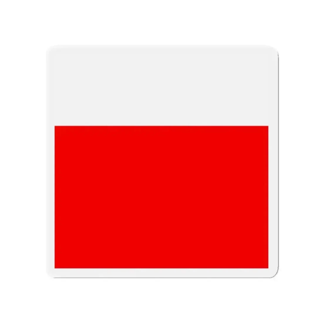 Flag of Lausanne Switzerland - Refrigerator Magnet - The Sticker Space