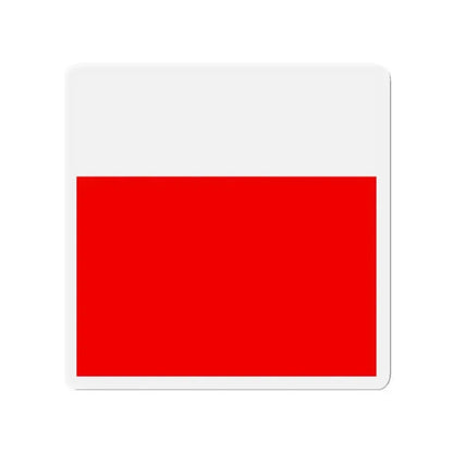 Flag of Lausanne Switzerland - Refrigerator Magnet - The Sticker Space