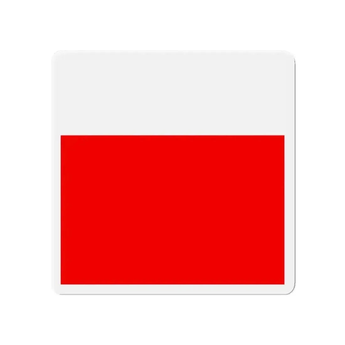 Flag of Lausanne Switzerland - Refrigerator Magnet - The Sticker Space