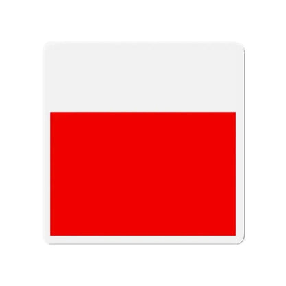 Flag of Lausanne Switzerland - Refrigerator Magnet - The Sticker Space