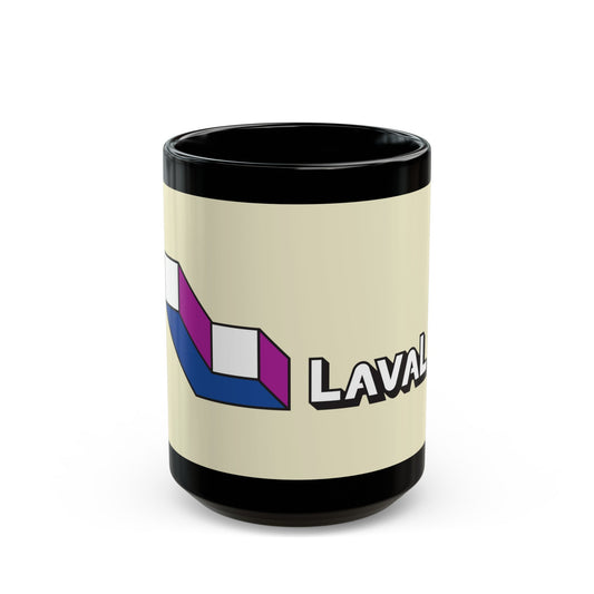 Flag of Laval Quebec Canada - Black Coffee Mug-15oz-The Sticker Space