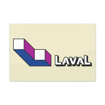 Flag of Laval Quebec Canada - Canvas Wall Art - The Sticker Space