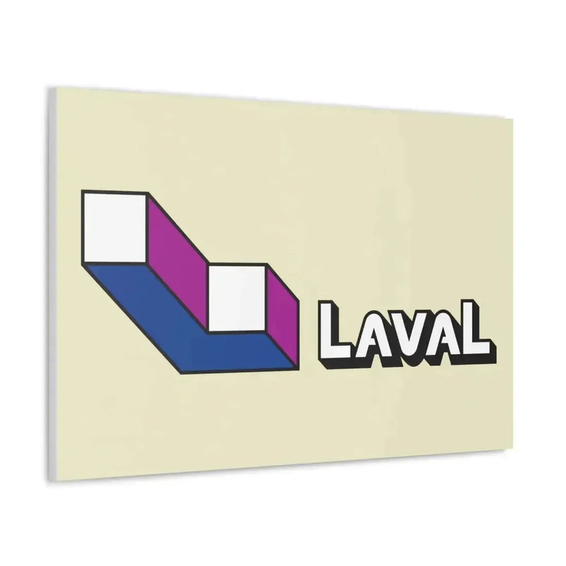 Flag of Laval Quebec Canada - Canvas Wall Art - The Sticker Space