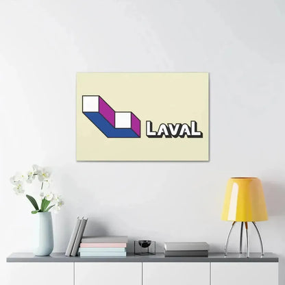 Flag of Laval Quebec Canada - Canvas Wall Art - The Sticker Space
