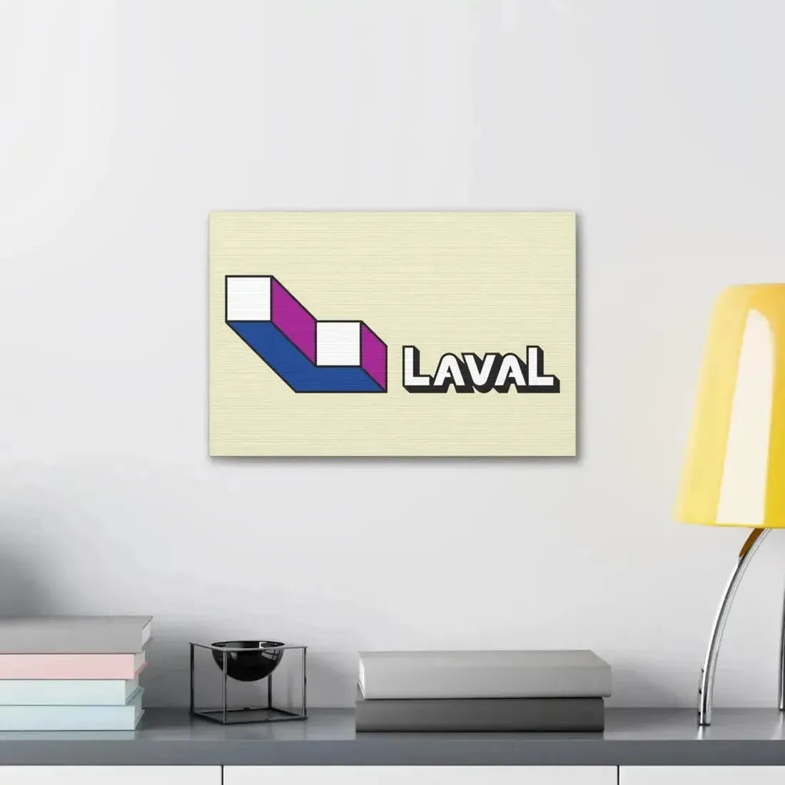 Flag of Laval Quebec Canada - Canvas Wall Art - The Sticker Space
