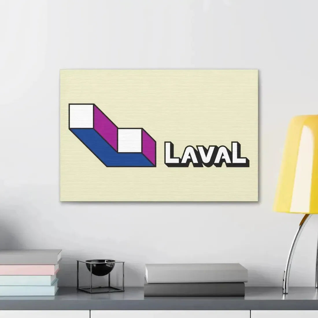 Flag of Laval Quebec Canada - Canvas Wall Art - The Sticker Space