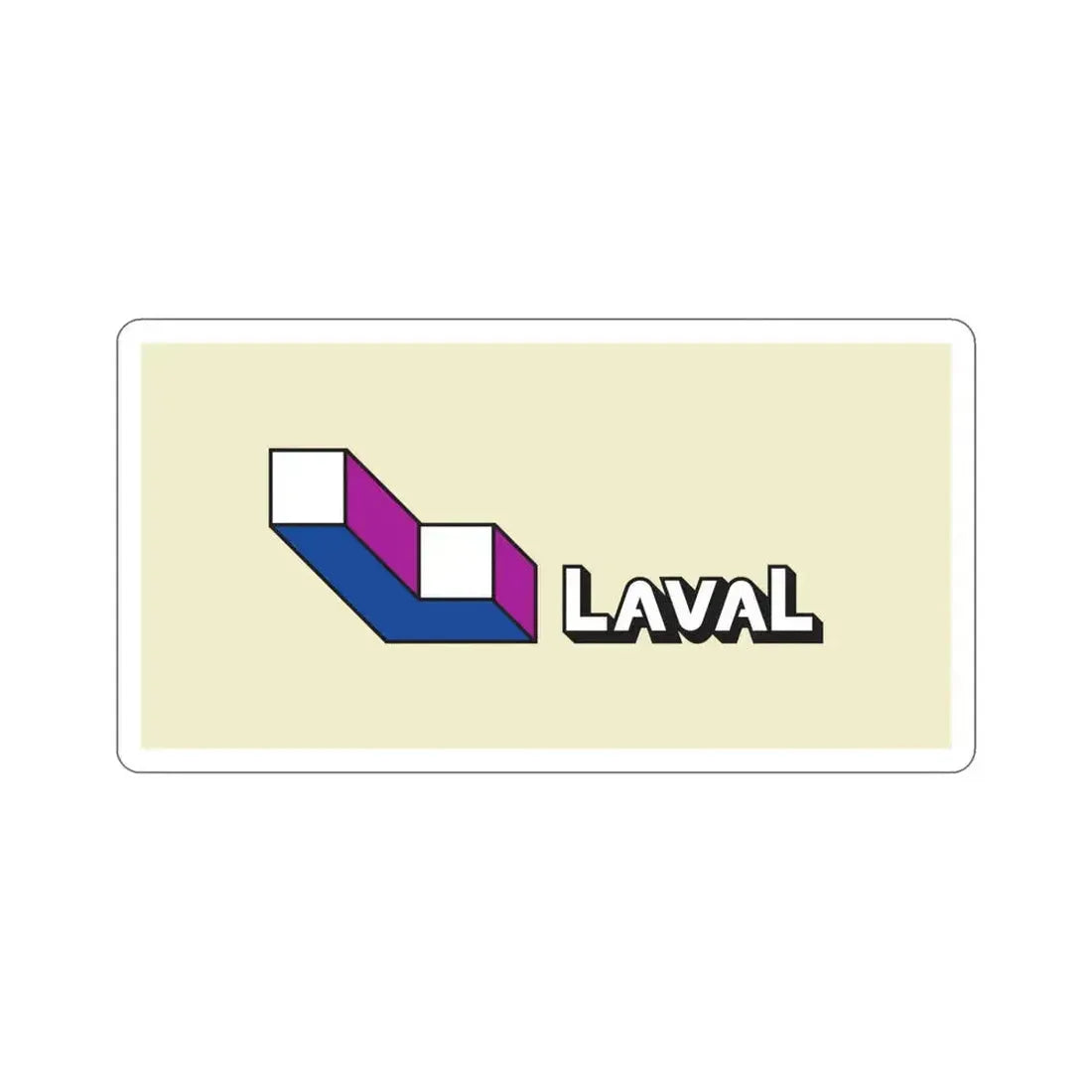 Flag of Laval Quebec Canada STICKER Vinyl Die-Cut Decal 5 Inch - The Sticker Space