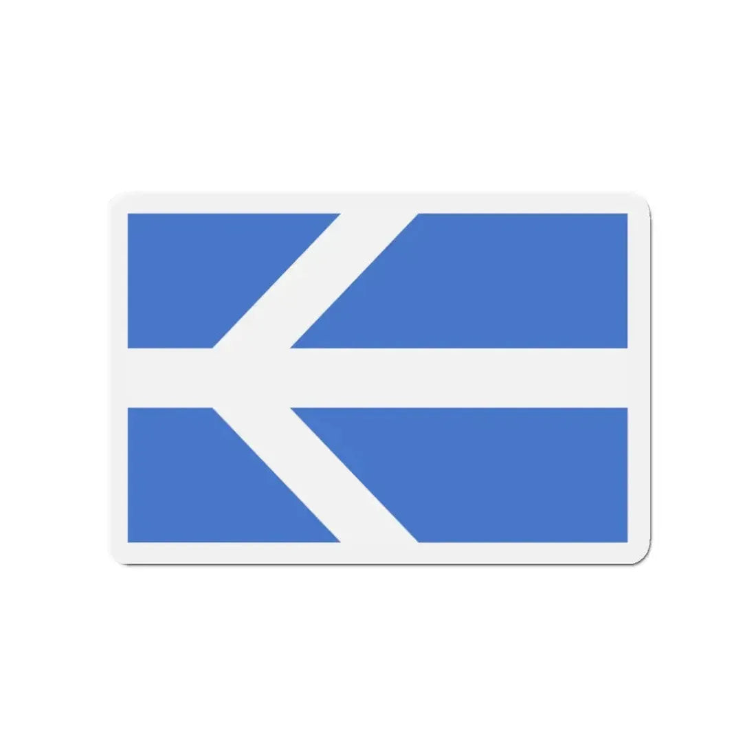 Flag of Lawrence Massachusetts - Refrigerator Magnet 3 Inch - The Sticker Space