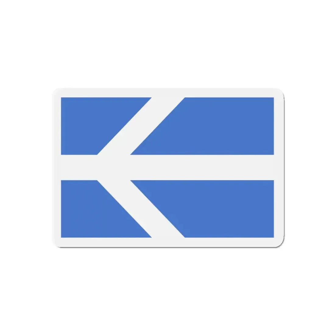 Flag of Lawrence Massachusetts - Refrigerator Magnet 5 Inch - The Sticker Space