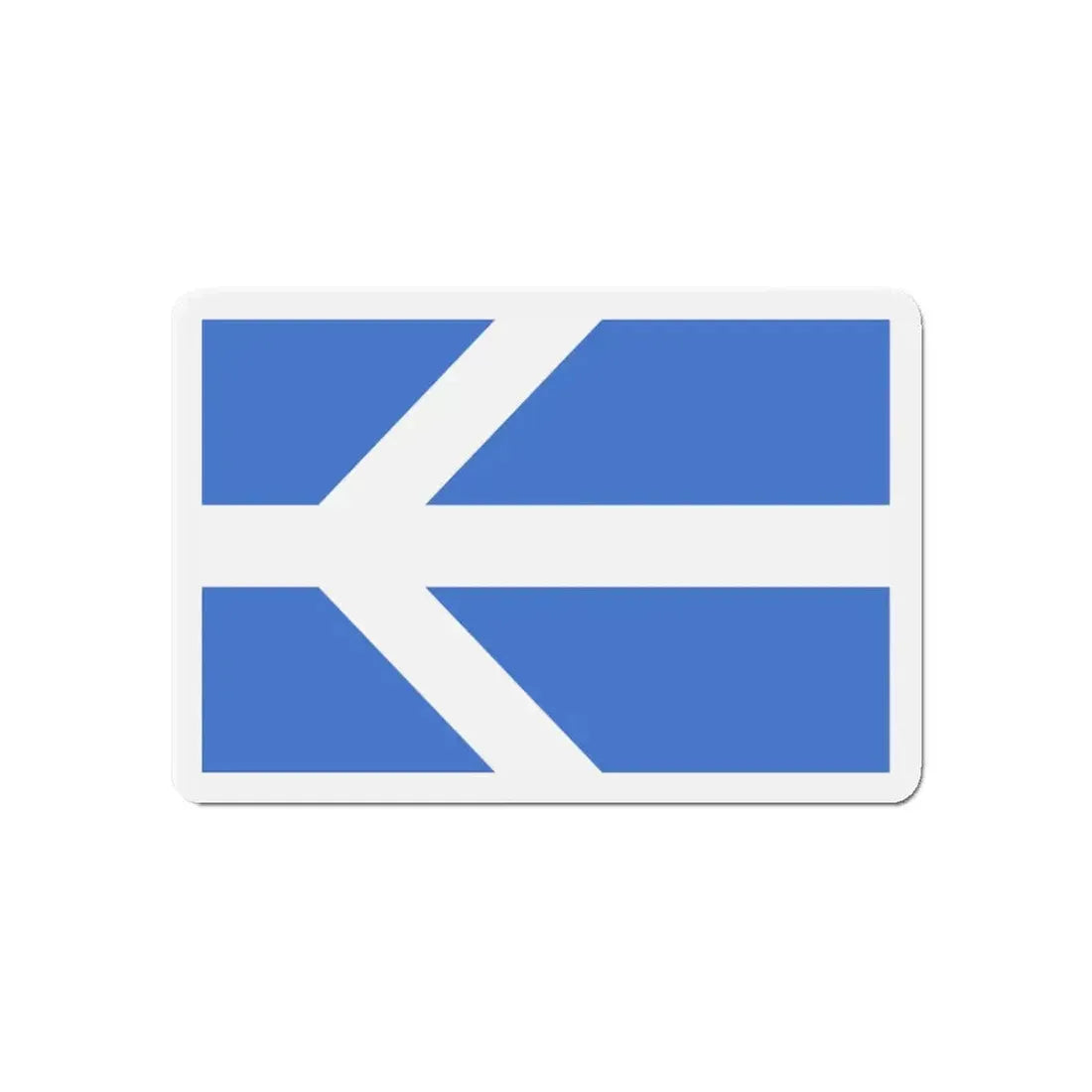 Flag of Lawrence Massachusetts - Refrigerator Magnet 6 Inch - The Sticker Space