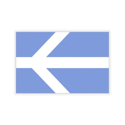 Flag of Lawrence, Massachusetts - STICKER Vinyl Kiss-Cut Decal 2 Inch Transparent - The Sticker Space