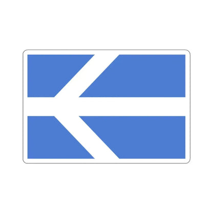 Flag of Lawrence, Massachusetts - STICKER Vinyl Kiss-Cut Decal 2 Inch White - The Sticker Space