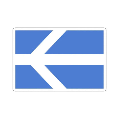 Flag of Lawrence, Massachusetts - STICKER Vinyl Kiss-Cut Decal 3 Inch White - The Sticker Space