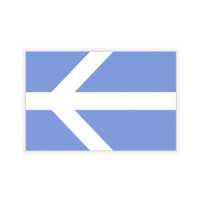 Flag of Lawrence, Massachusetts - STICKER Vinyl Kiss-Cut Decal 4 Inch Transparent - The Sticker Space
