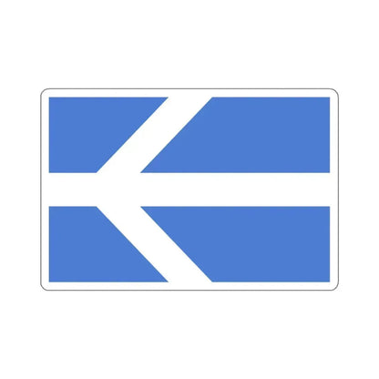 Flag of Lawrence, Massachusetts - STICKER Vinyl Kiss-Cut Decal 6 Inch White - The Sticker Space