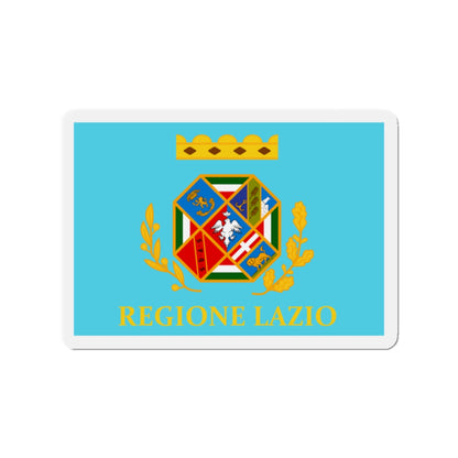 Flag of Lazio Italy - Die-Cut Magnet-2" x 2"-The Sticker Space