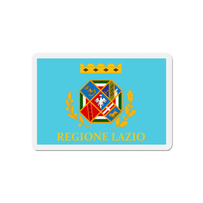 Flag of Lazio Italy - Die-Cut Magnet-5" x 5"-The Sticker Space