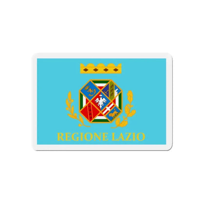 Flag of Lazio Italy - Refrigerator Magnet 5 Inch - The Sticker Space