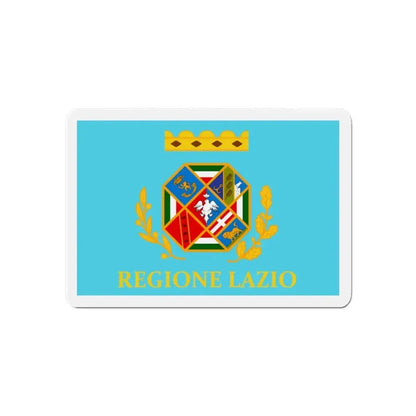 Flag of Lazio Italy - Refrigerator Magnet 6 Inch - The Sticker Space